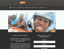 Tablet Screenshot of heartswithhaiti.org